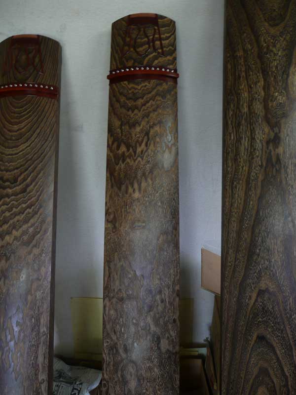 福山琴の美しい木目