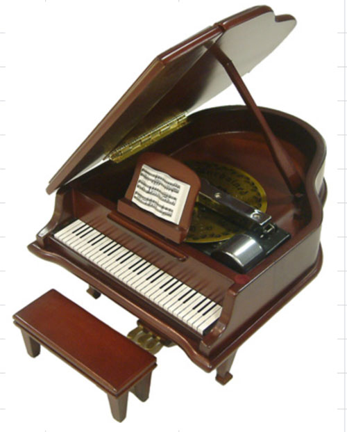 SankyoグランドピアノオルゴールOA-582S