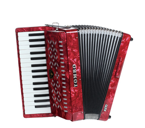 アルト・アコーディオンTB-32A
32鍵/f～c3（同音2列笛） 