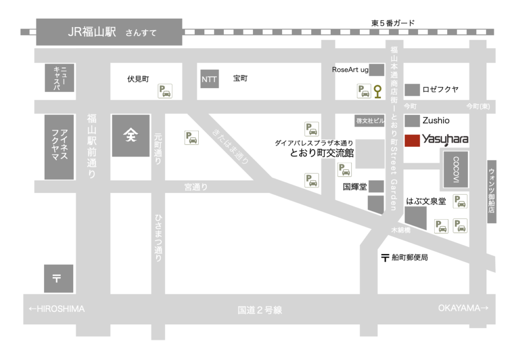 株式会社 安原楽器へのアクセスマップ